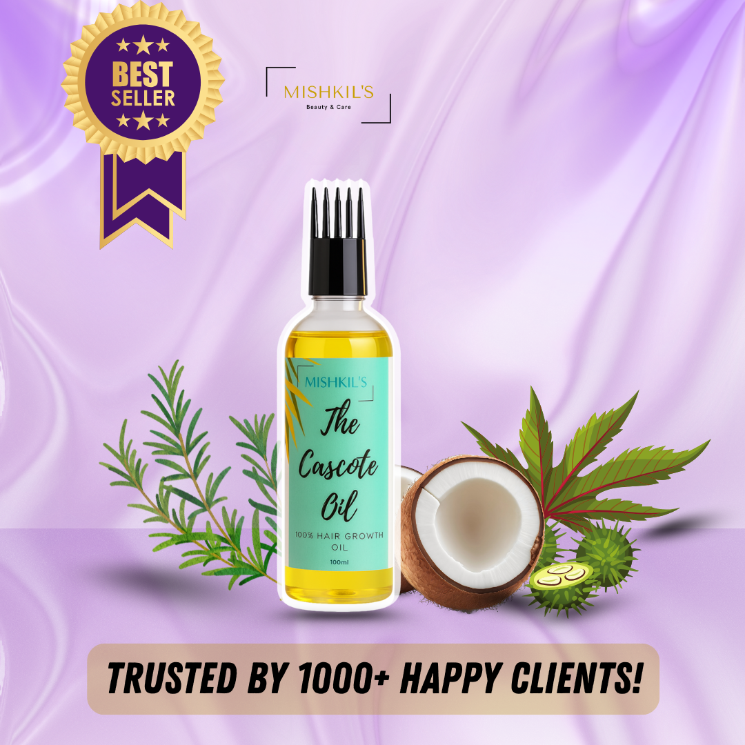 The Cascote Hair Growth Oil | Rosemary & Tea Tree Oil for Faster Hair Growth & Reduced Hair Fall (50ml / 100ml)