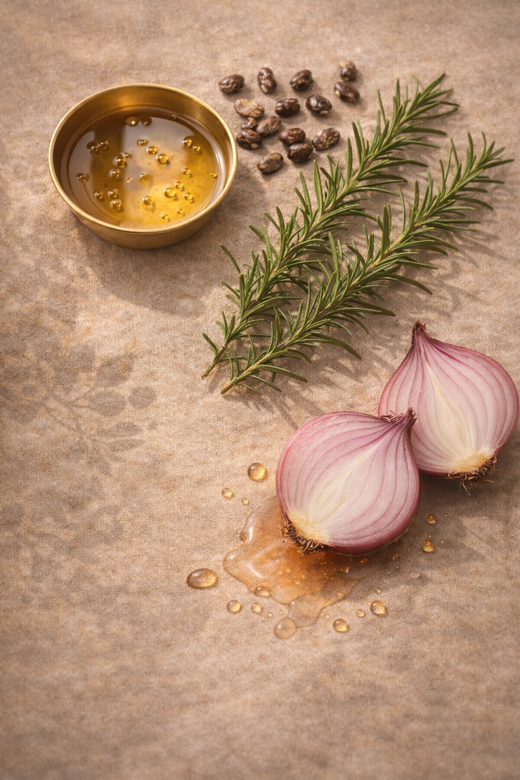 Hair Revival Oil 30ml | Rosemary & Onion Oil for Hair Regrowth, Strength & Weekly Scalp Repair